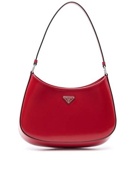 prada cleo shoulder bag red|Prada cleo bag white.